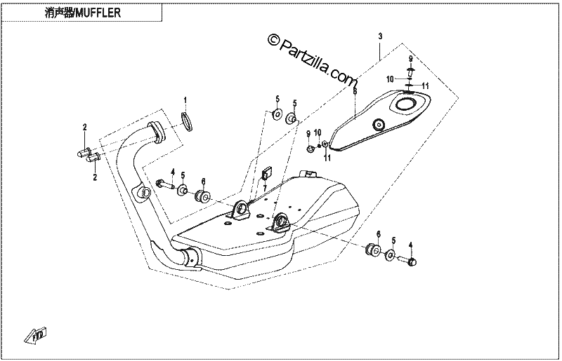 Diagrama de MUFFLER