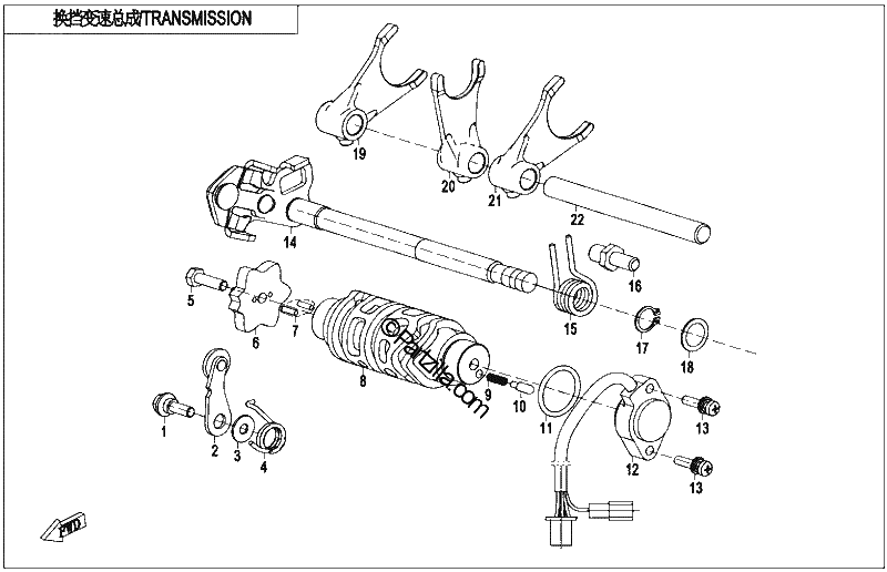 Diagrama de TRANSMISSION 1
