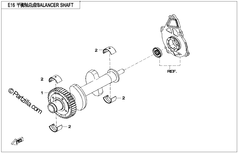 Diagrama de BALANCER SHAFT