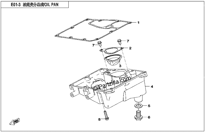 Diagrama de OIL PAN