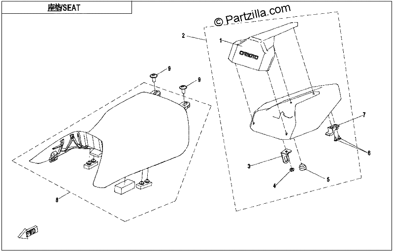 Diagrama de SEAT ISLE OF MAN TT