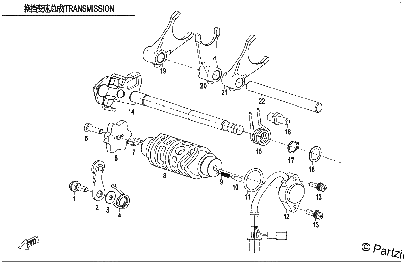 Diagrama de TRANSMISSION 1