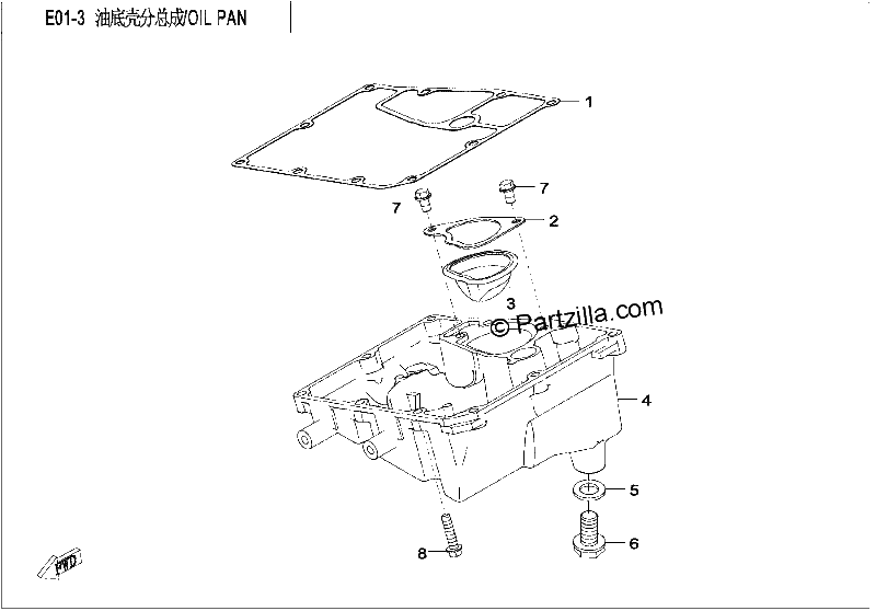 Diagrama de OIL PAN