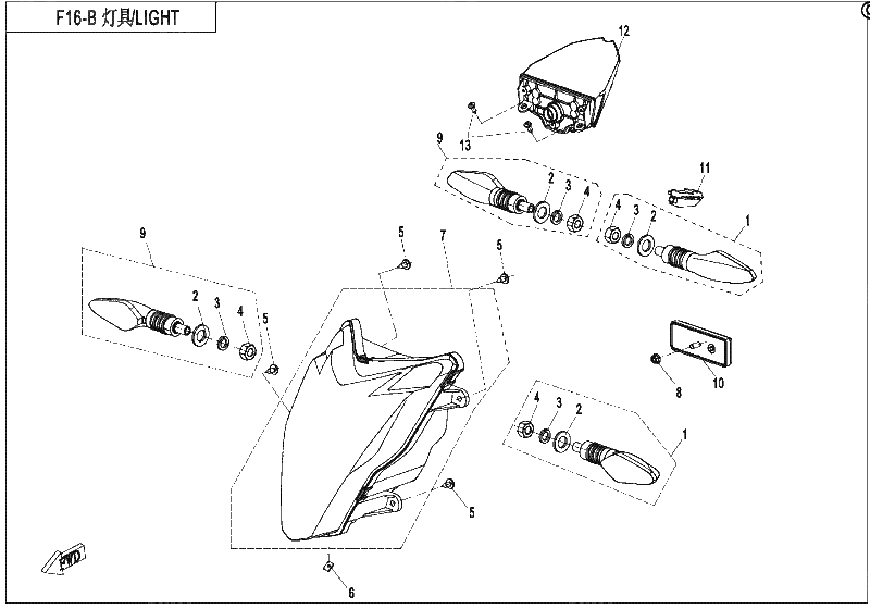 Diagrama de LIGHTS LED