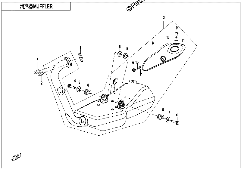 Diagrama de MUFFLERIEU 4I
