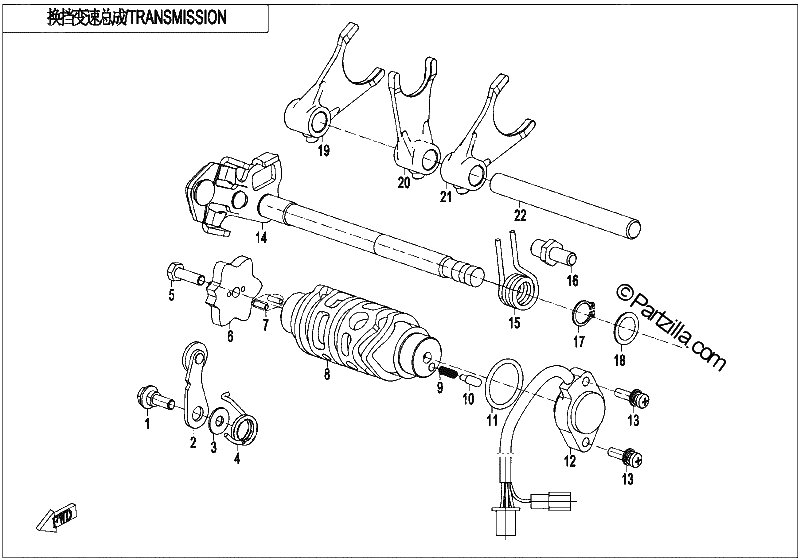 Diagrama de TRANSMISSION 1