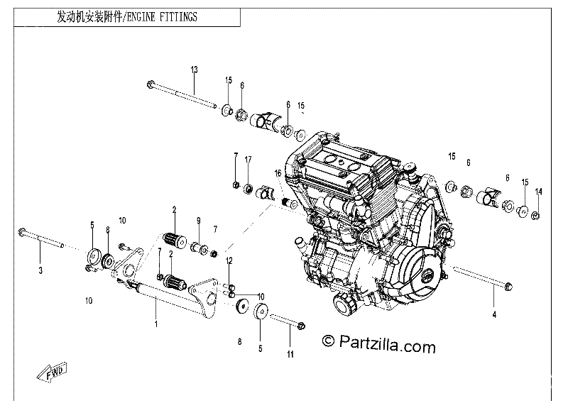 Diagrama de ENGINE FITTINGS