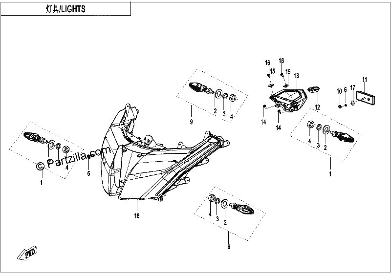 Diagrama de LIGHTS