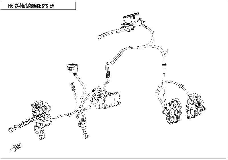 Diagrama de BRAKE SYSTEM