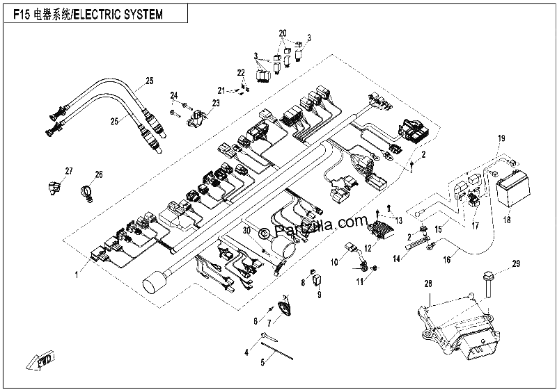 Diagrama de ELECTRIC SYSTEM