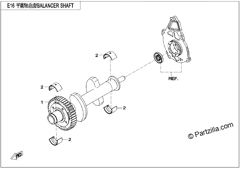 Diagrama de BALANCER SHAFT