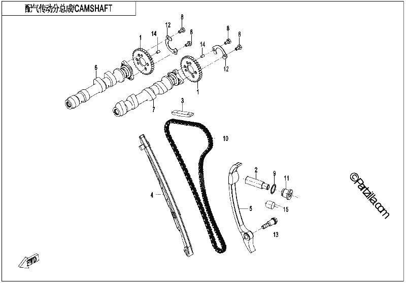 Diagrama de CAMSHAFT