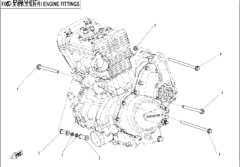 Diagrama de ENGINE FITTINGS