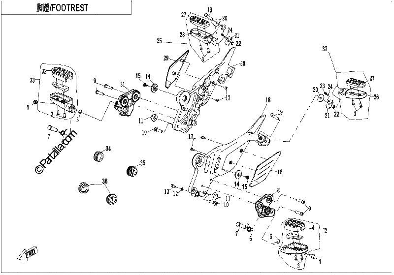 Diagrama de FOOTREST