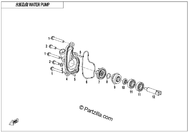 Diagrama de WATRE PUMP
