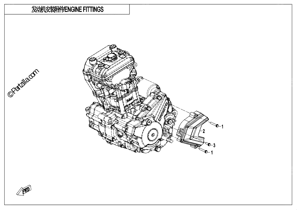 Diagrama de ENGINE FITTINGS