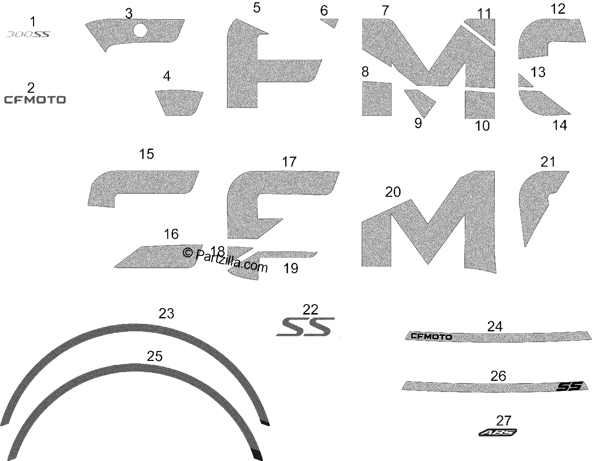 Diagrama de DECAL NEBULA WHITE ABS