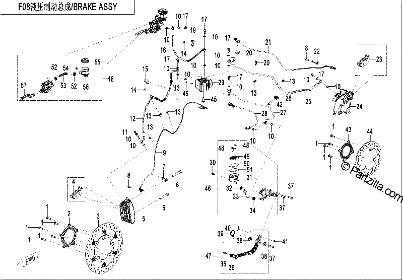 Diagrama de BRAKE SYSTEM BOSCH ABS 2