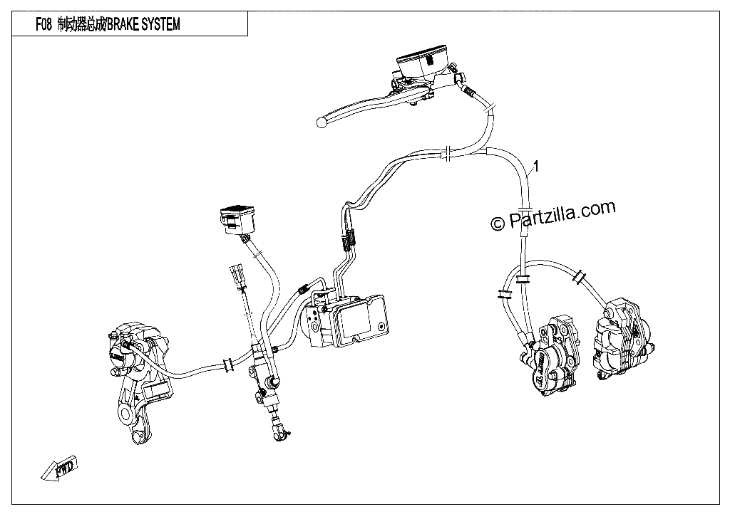 Diagrama de BRAKE SYSTEM