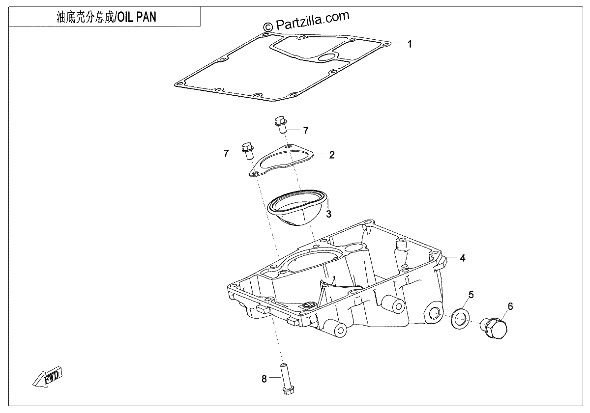 Diagrama de OIL PAN
