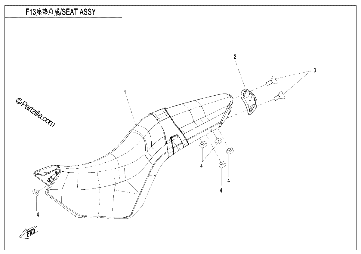 Diagrama de SEAT COAL GRAY