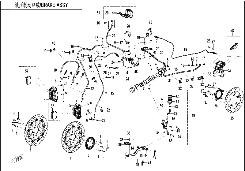 Diagrama de BRAKE SYSTEM