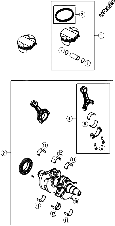 Diagrama de CRANKSHAFT