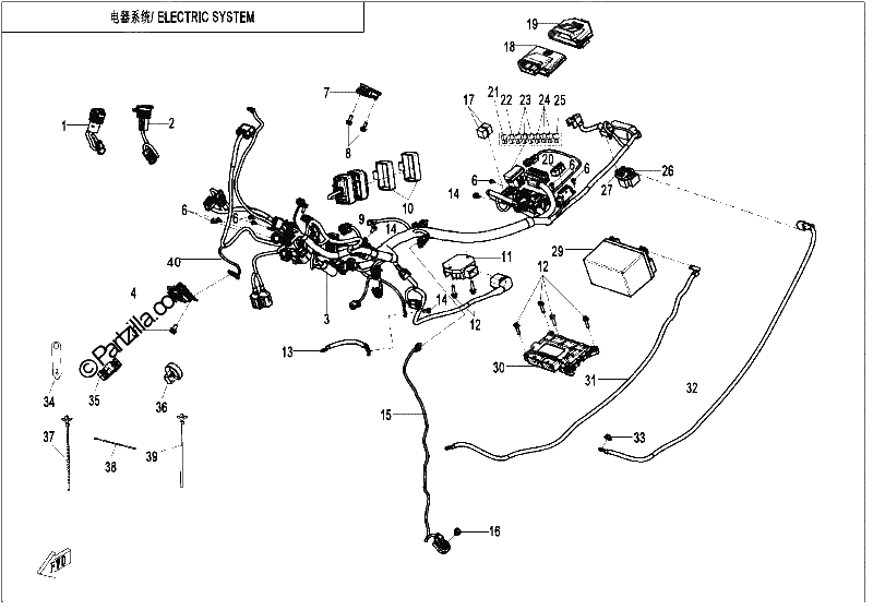 Diagrama de ELECTRIC SYSTEM SPORT