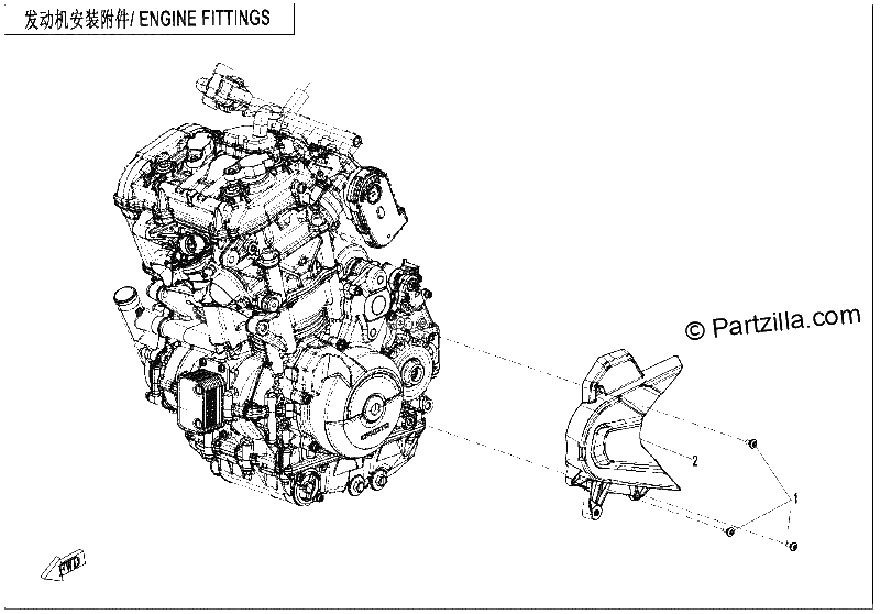 Diagrama de ENGINE FITTINGS SPORT