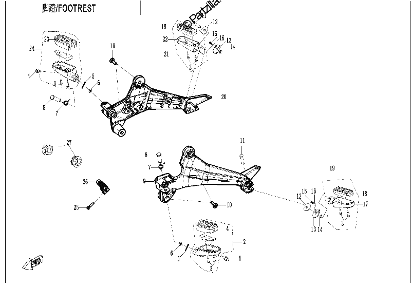 Diagrama de FOOTREST