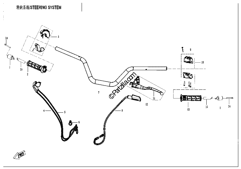 Diagrama de STEERING SYSTEM