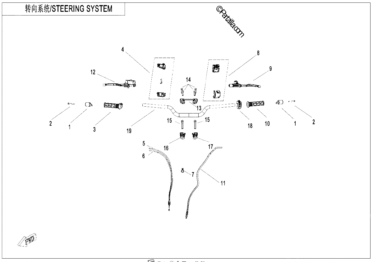 Diagrama de STEERING SYSTEM