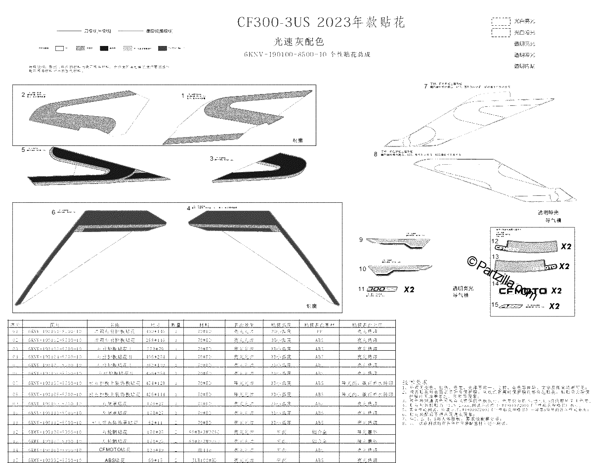 Diagrama de DECAL GHOST GRAY