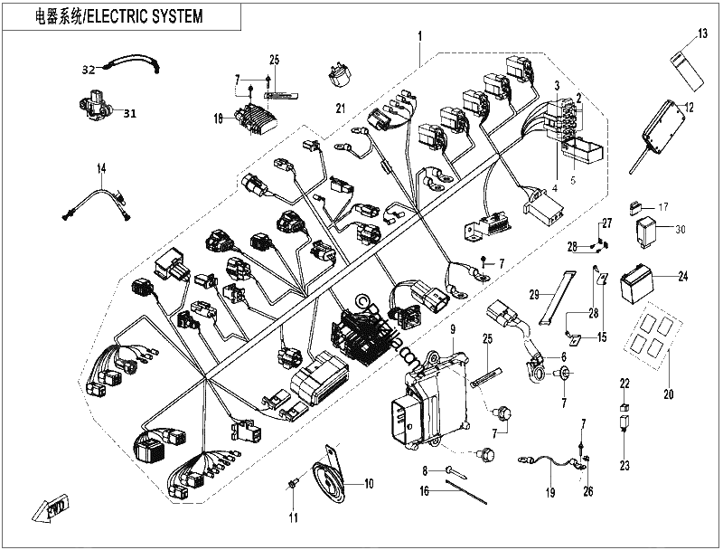 Diagrama de ELECTRIC SYSTEM