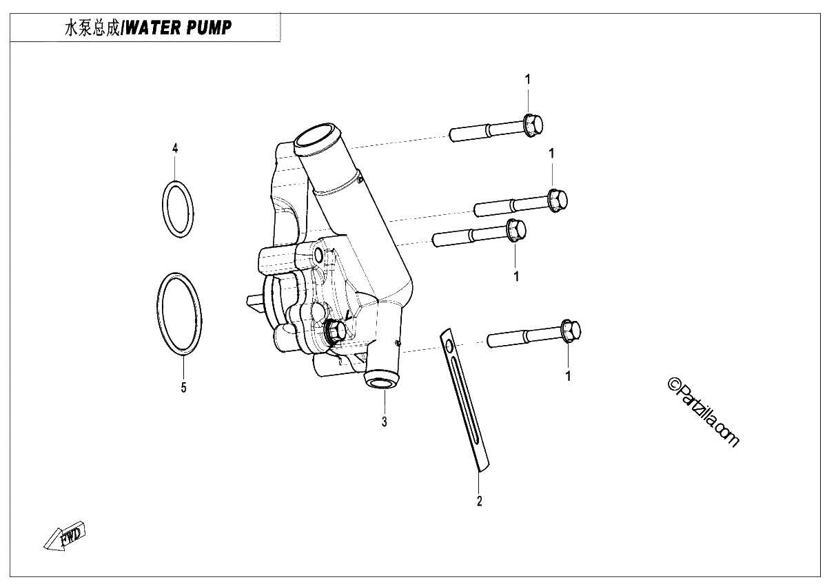 Diagrama de WATER PUMP