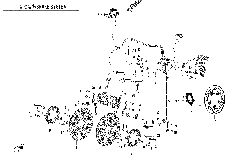 Diagrama de BRAKE SYSTEM 2