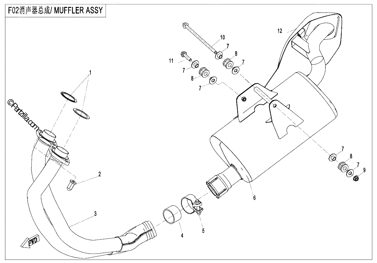 Diagrama de MUFFLER