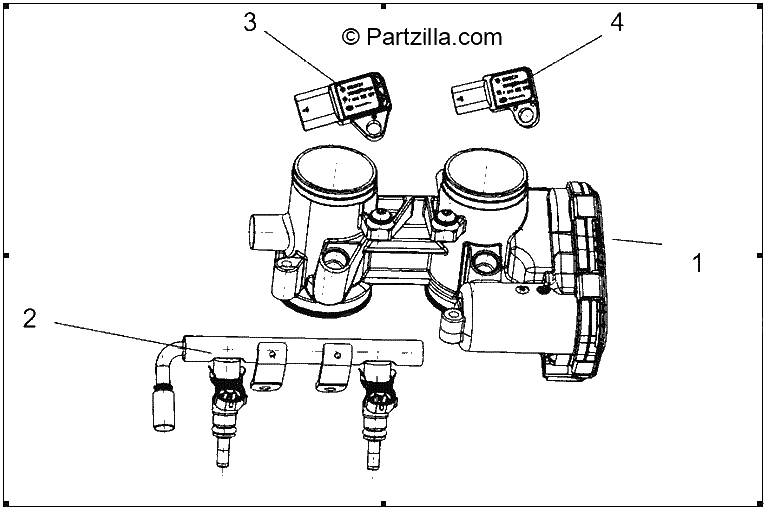 Diagrama de THROTTLE INJECTOR