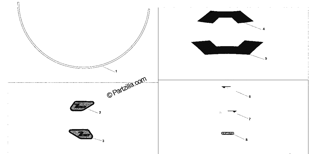 Diagrama de DECAL NEBULA WHITE
