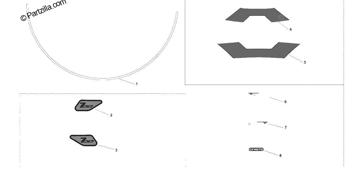 Diagrama de DECAL VELOCITY GREY