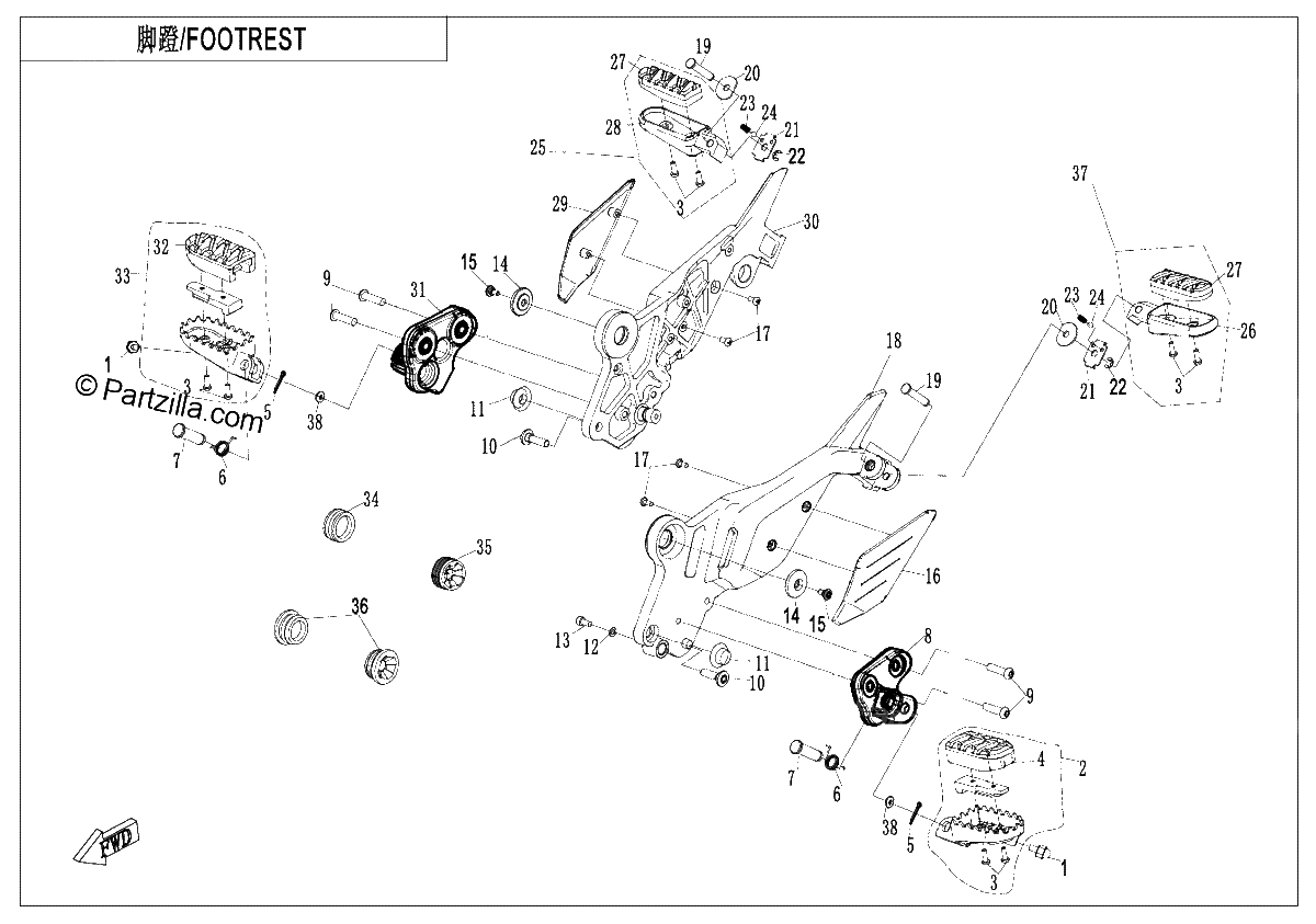 Diagrama de FOOTREST