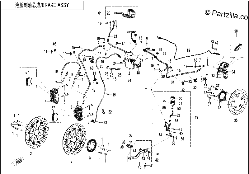 Diagrama de BRAKE SYSTEM