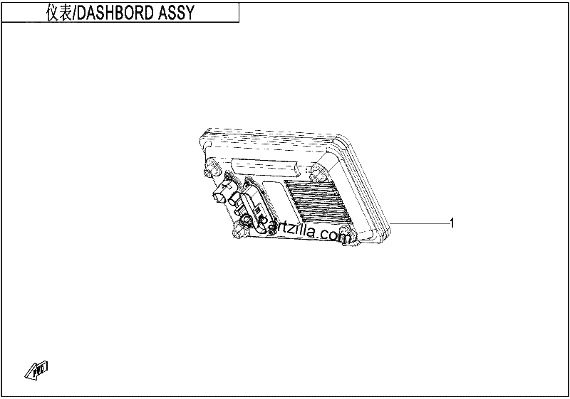 Diagrama de DASHBOARD ASSY