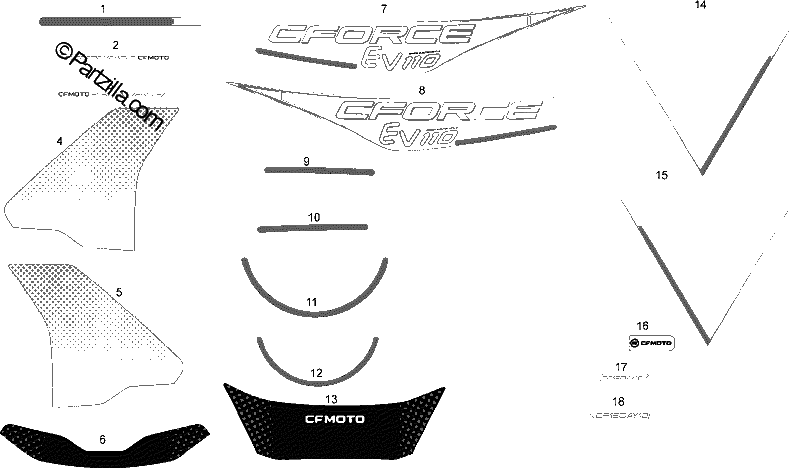 Diagrama de DECAL KITS EU CM INJECTED PEARL WHITE LEMON GREEN