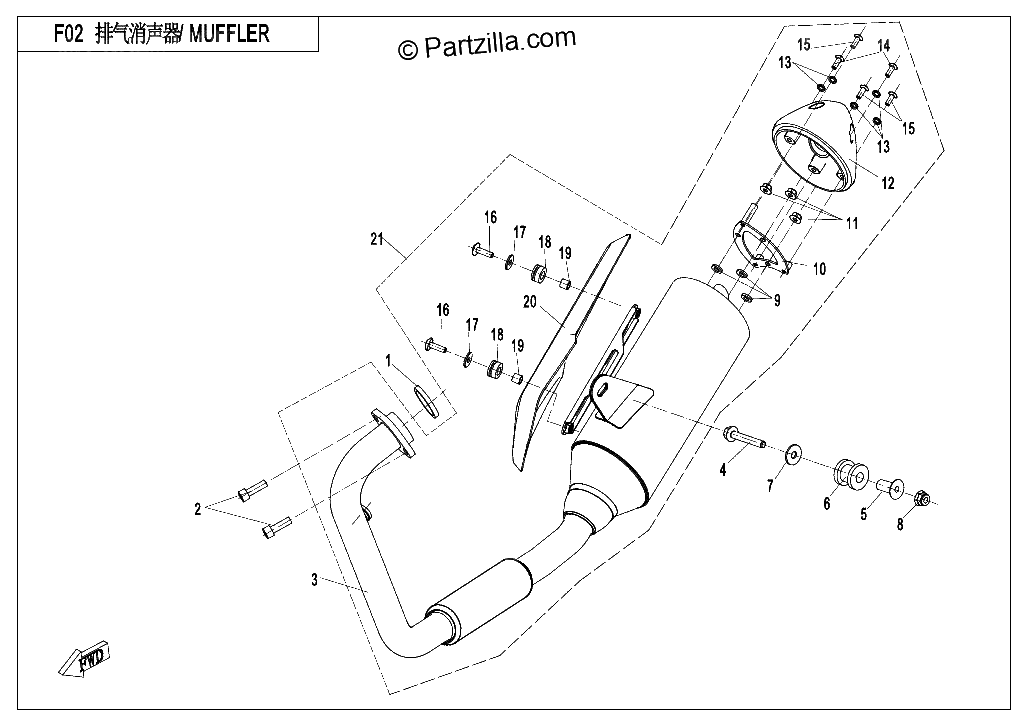 Diagrama de MUFFLER