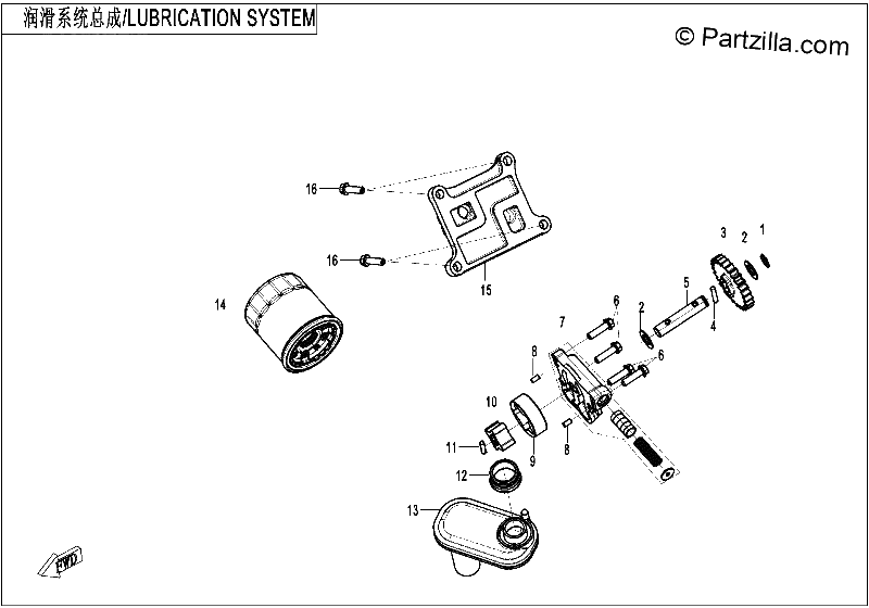 Diagrama de OIL PUMP