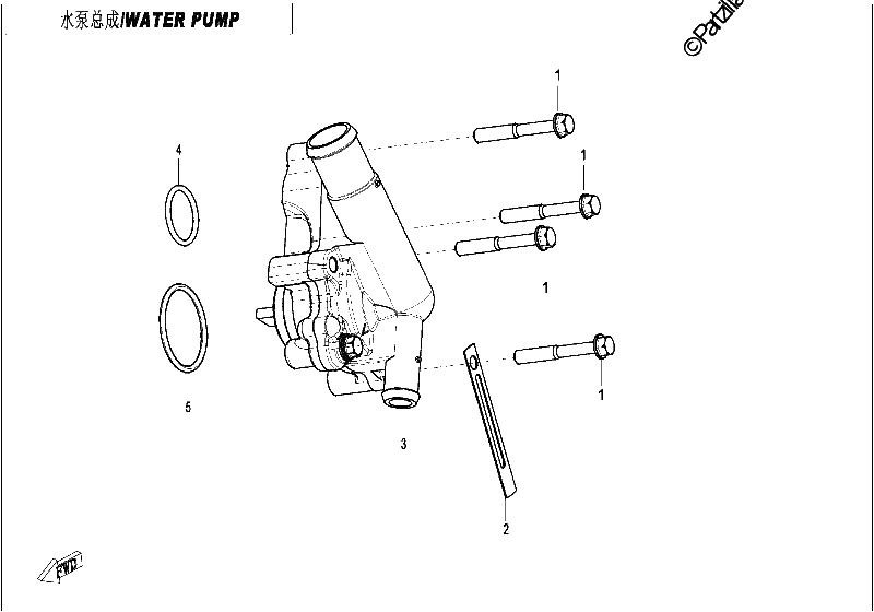 Diagrama de WATER PUMP