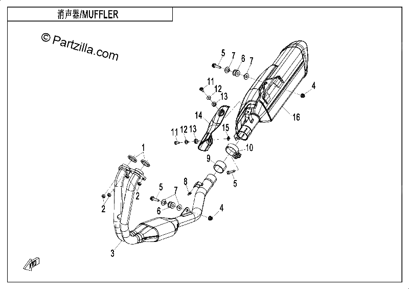 Diagrama de MUFFLER