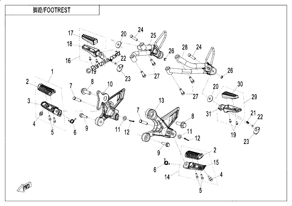 Diagrama de FOOTREST