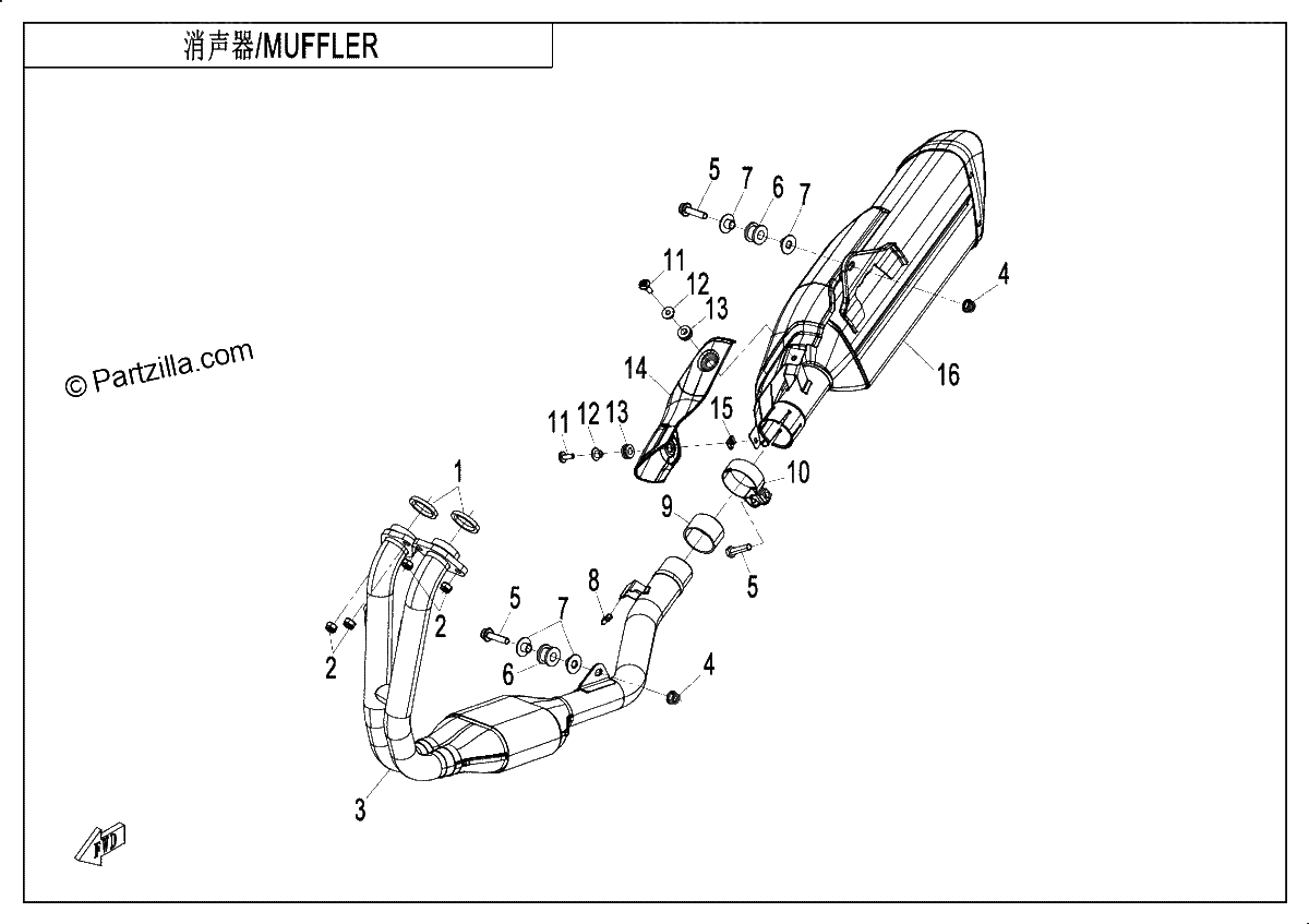 Diagrama de MUFFLER